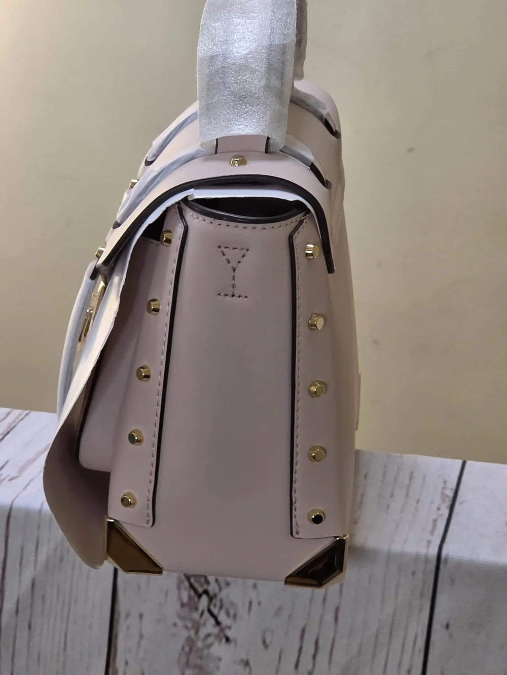 Michael Kors Manhattan Medium Leather Satchel